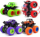 GRAPHENE Exciting Pack of 2 Monster Trucks for Boys 3-7 Years Old, Friction Powered Car Toys, Durable High-Density Alloy and Non-Toxic Plastic, Non-Slip Tires for Educational Play