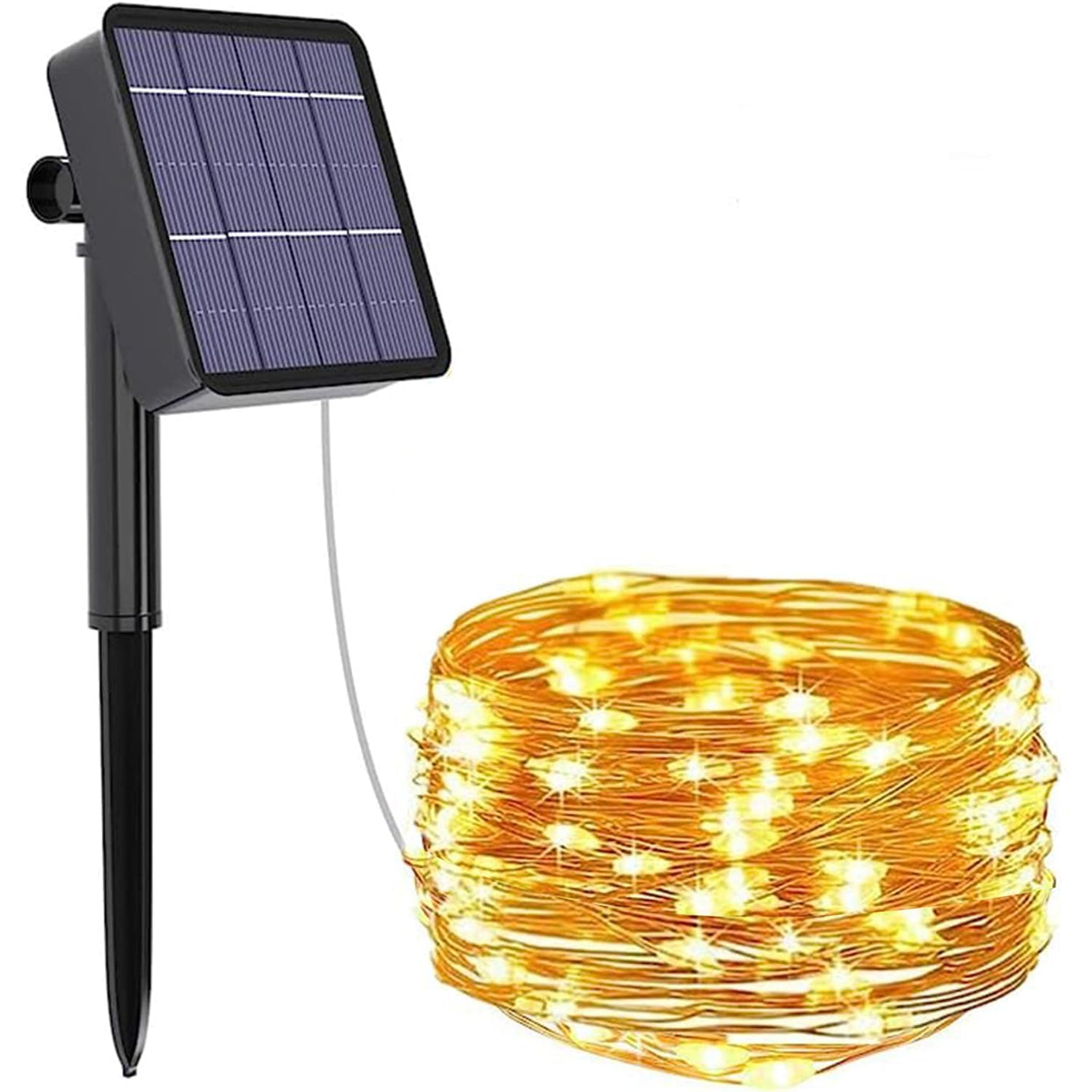 CBK Solar Fairy String Light 200 LEDs 20m Inbuilt Rechargable Batery IP65 Waterproof 8 Mode Copper Wire for Indoor Outdoor Garden Yard Balcony Diwali Christmas Party & Home Decor Led Light