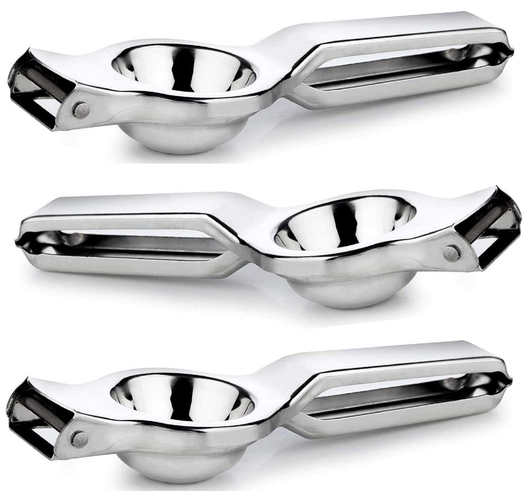 Signoraware Lemon Squeezer with Bottle Opener Food Grade Stainless Steel, Set of 3, Silver