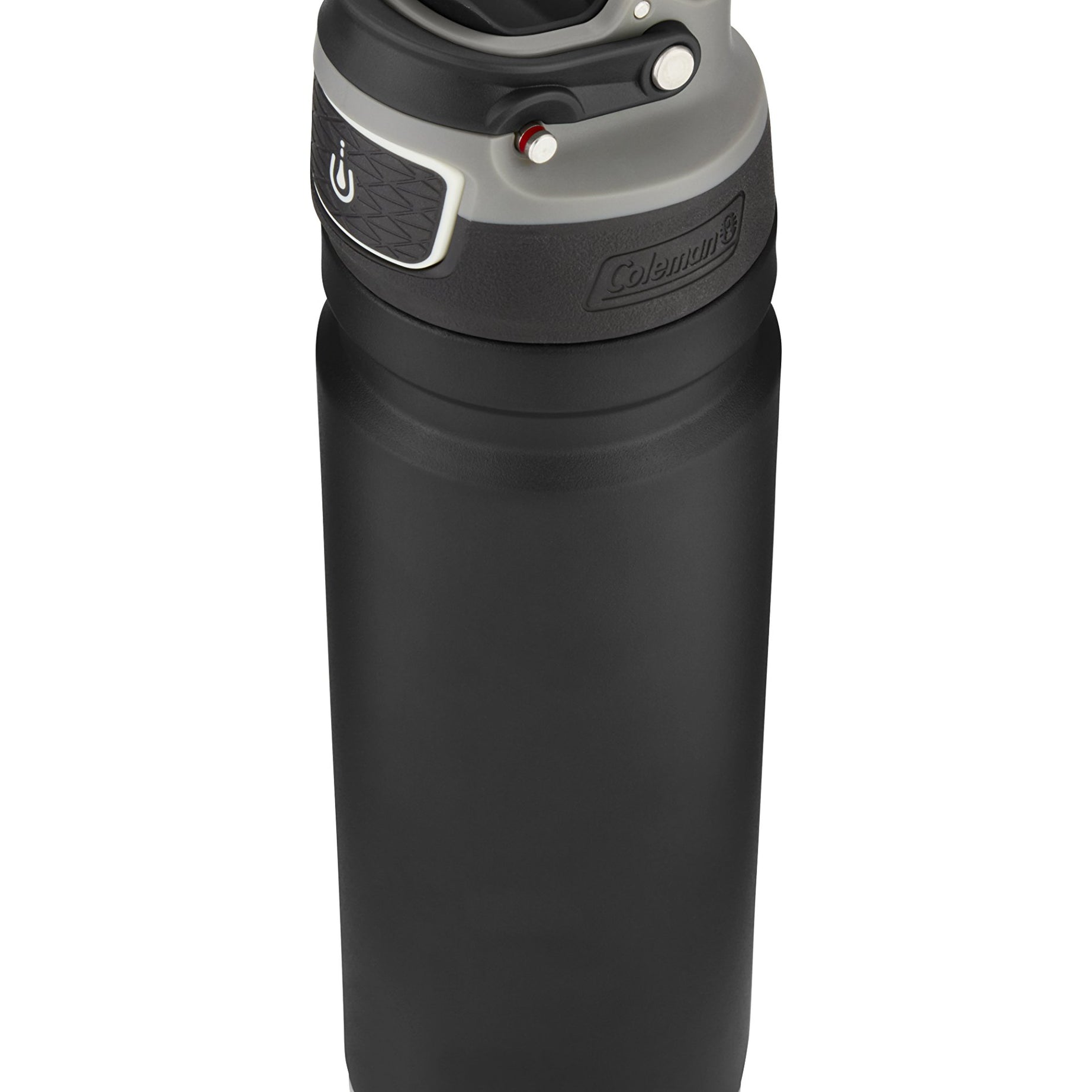 Coleman FreeFlow AUTOSEAL Insulated Stainless Steel Water Bottle, Black, 24 oz.