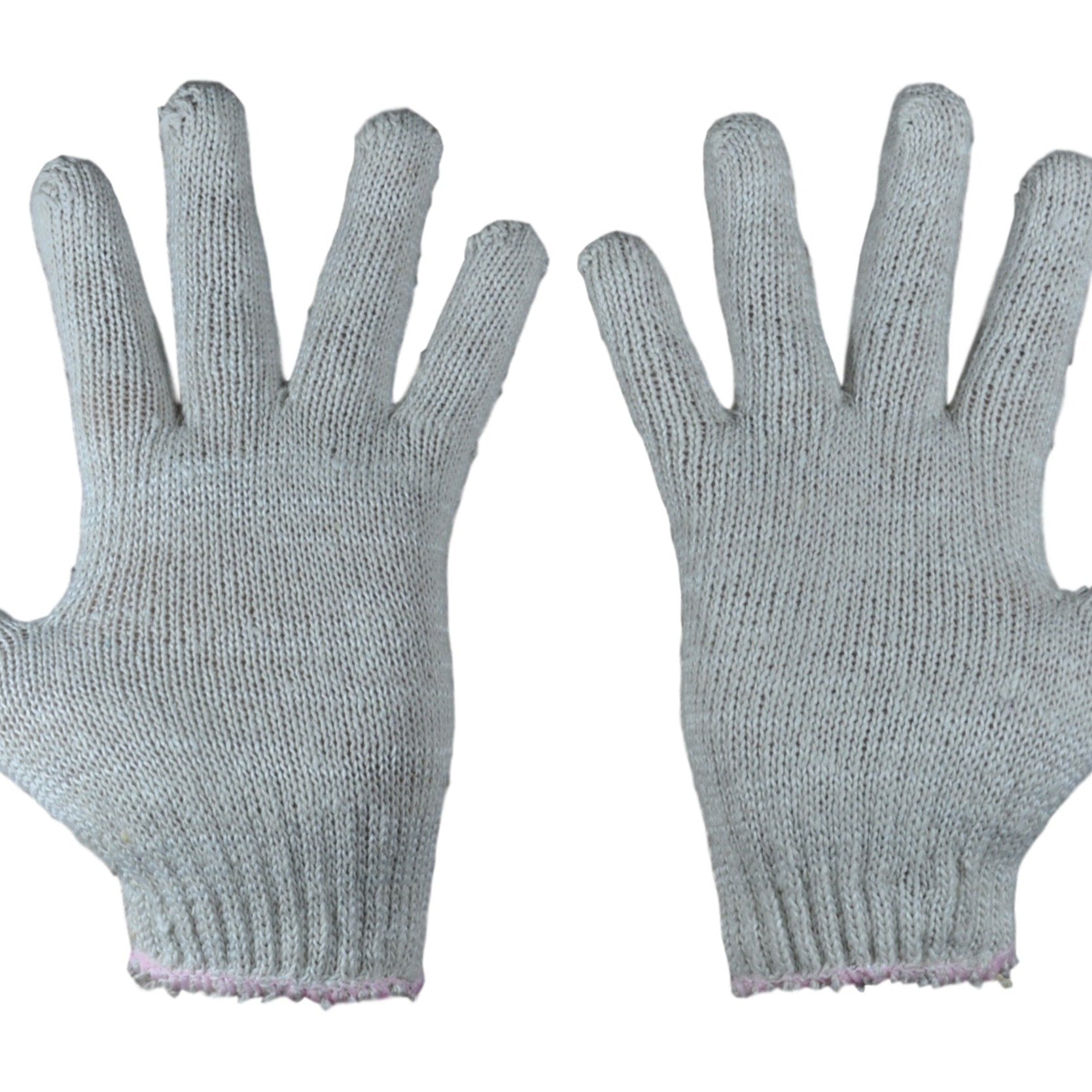 TheCoolio Cotton Knitted Hand Gloves Plain - Pack of 8