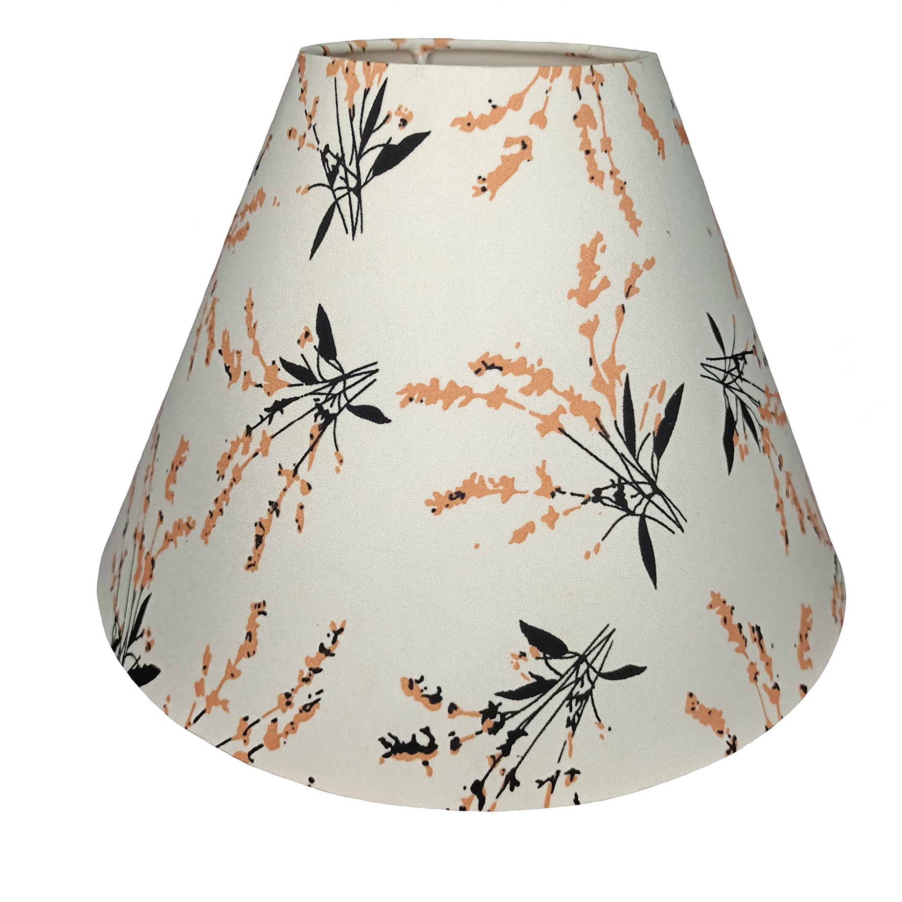 Vk Lampshade Industry, Antique Finish Cone Lampshade for Table Lamp and Small Lamp (10x7x4) Inches, Lamp Shade Suitable for Bedroom, Study room, Living room and Home Decor & Decoration.