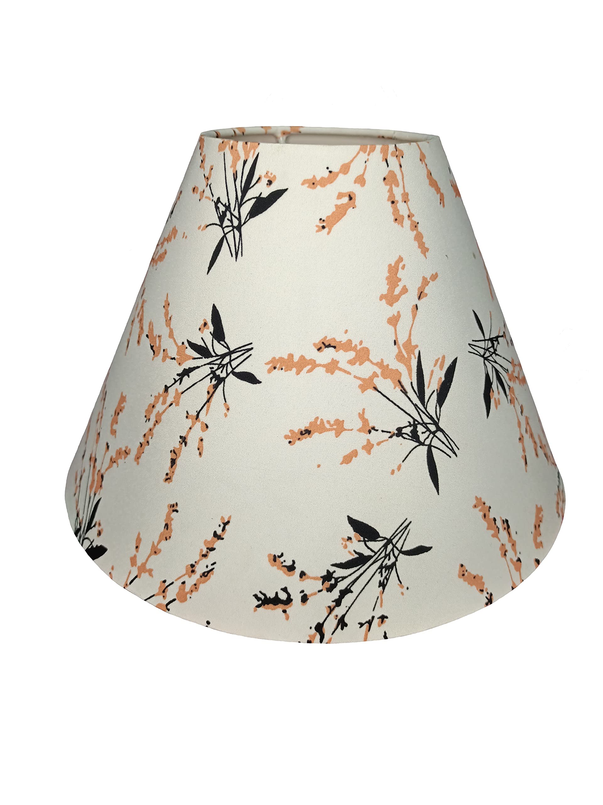 Vk Lampshade Industry, Antique Finish Cone Lampshade for Table Lamp and Small Lamp (10x7x4) Inches, Lamp Shade Suitable for Bedroom, Study room, Living room and Home Decor & Decoration.