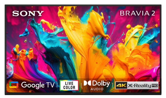 Sony BRAVIA 2 Series 126 cm (50 inches) 4K Ultra HD Smart LED Google TV K-50S20B (Black)