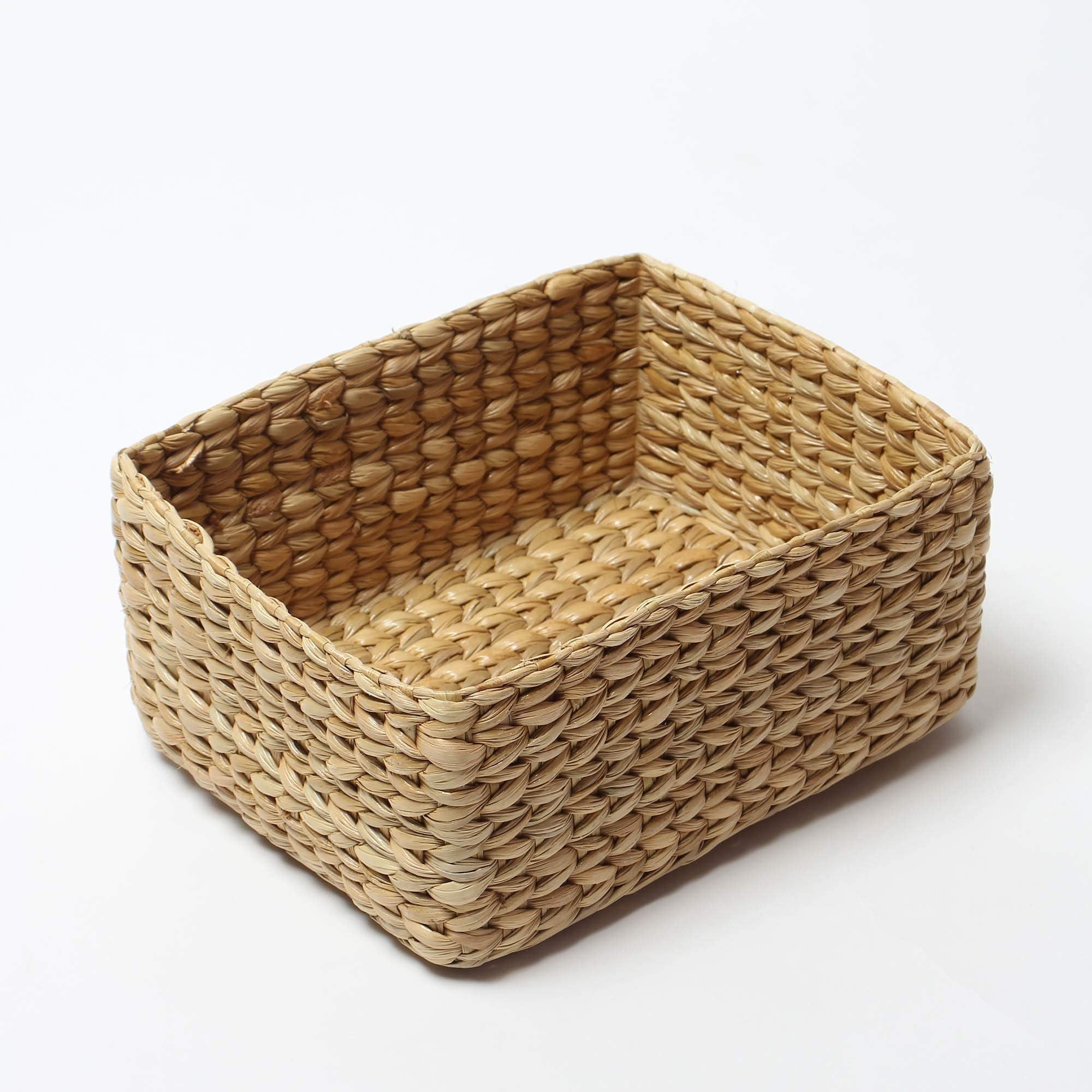 Habere India-All the Cultures Fabricating India Storage Baskets | Cane or Bamboo Basket | Tray Online as Gift Hamper Basket | Wardrobe Basket (Small, Beige)