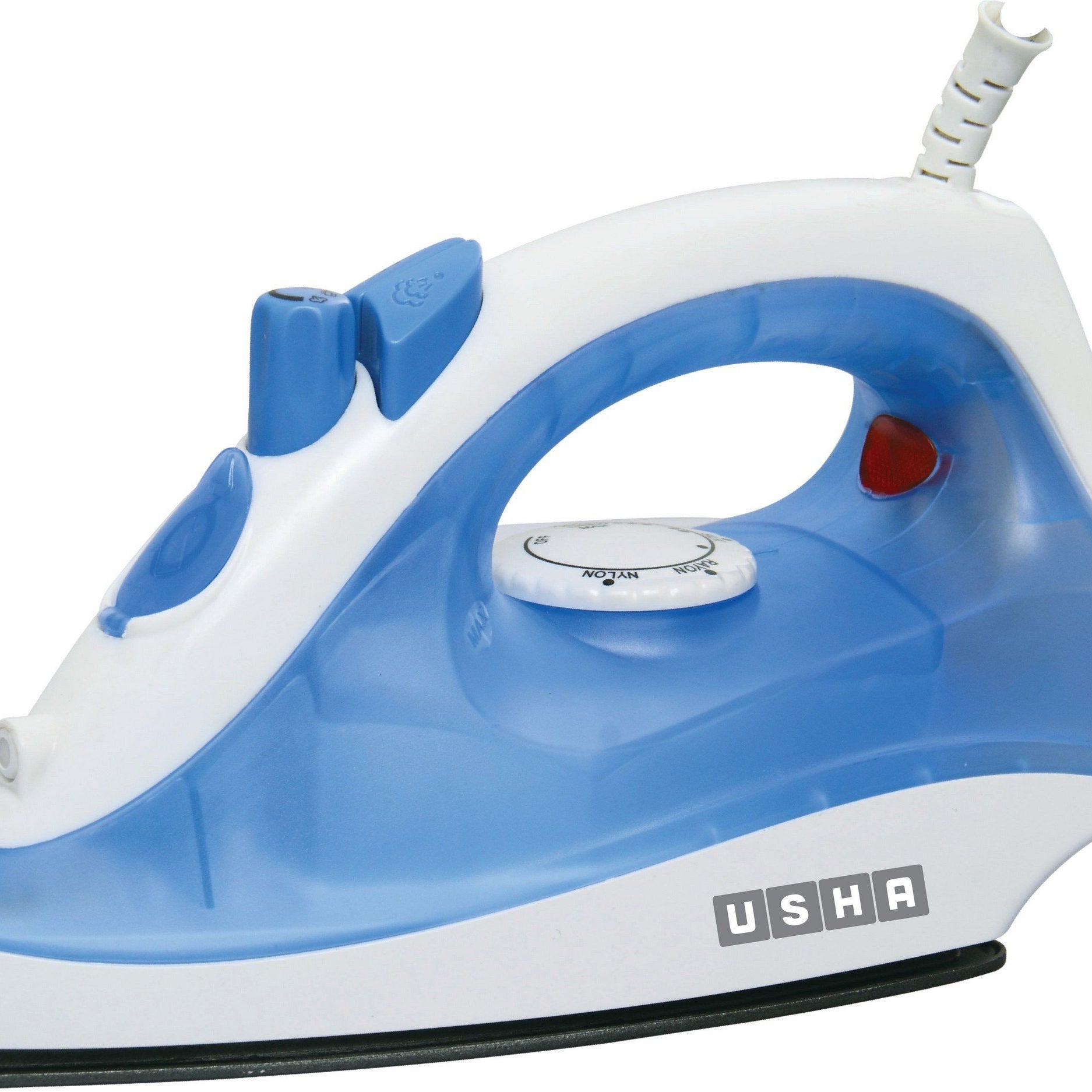 Usha Steam Pro SI 3713 1300-Watt Steam Iron (White/Blue)