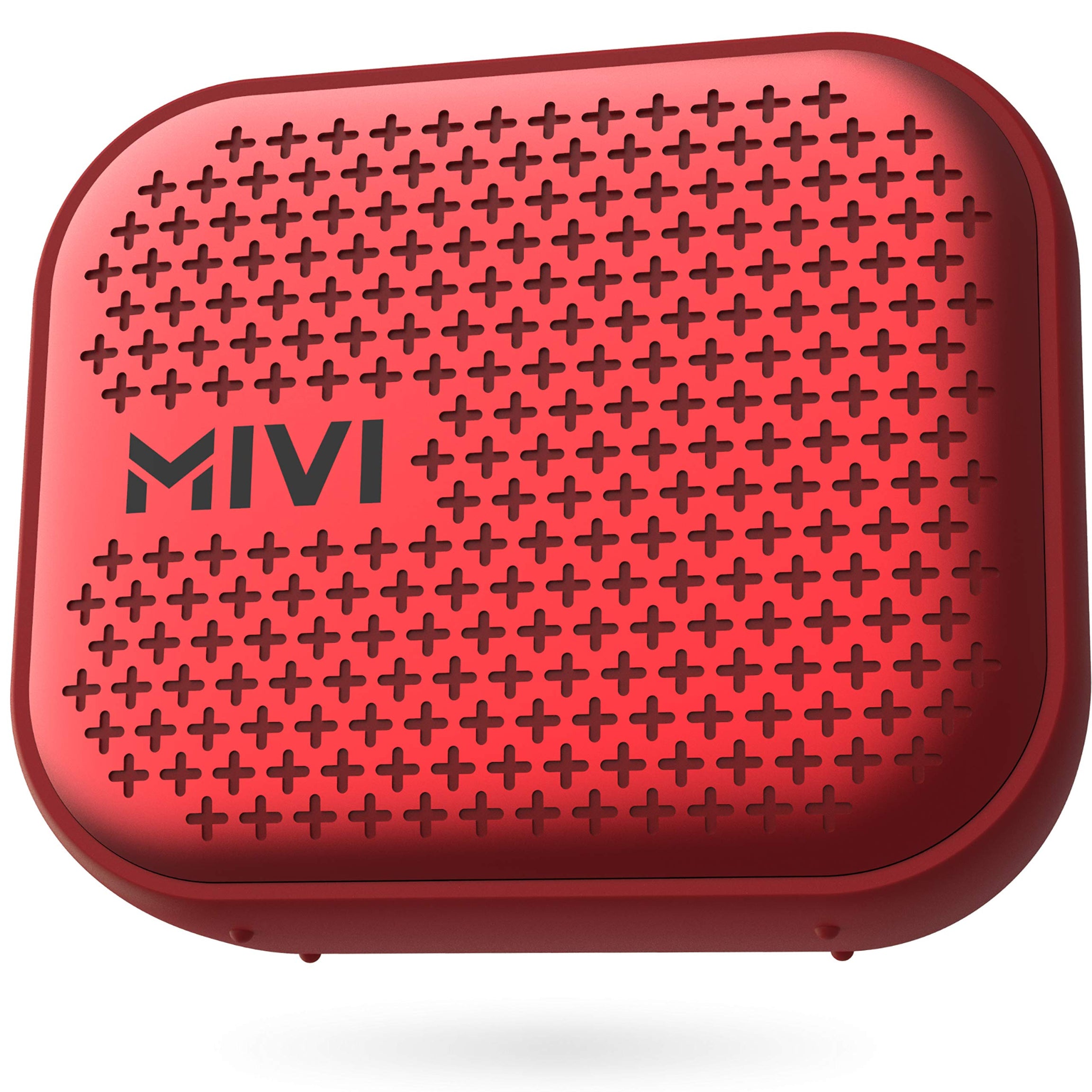 Mivi Roam 2 Bluetooth 5W Portable Speaker,24 Hours Playtime,Powerful Bass, Wireless Stereo Speaker with Studio Quality Sound,Waterproof, Bluetooth 5.0 and in-Built Mic with Voice Assistance-Red