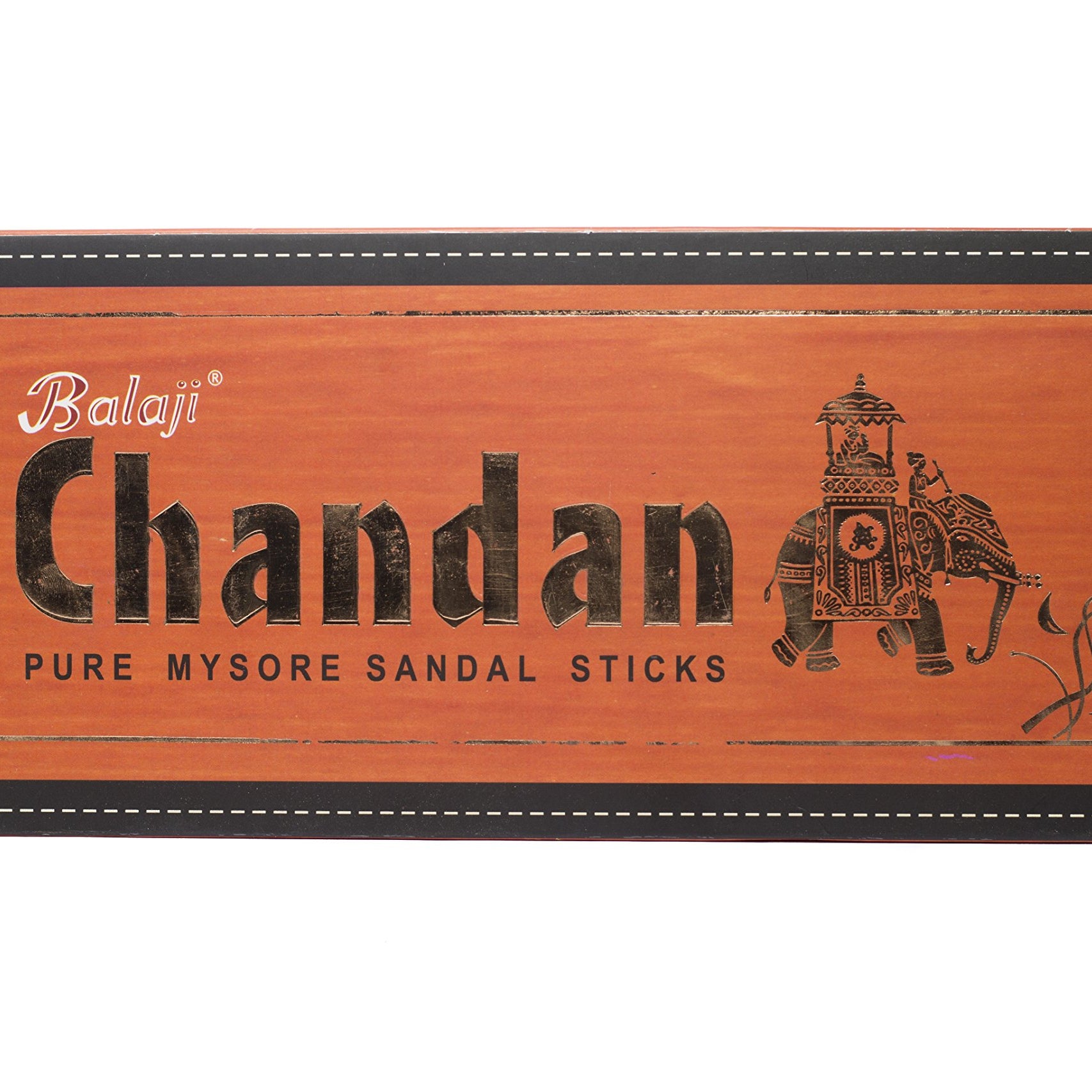 Balaji Chandan - Pure Mysore Sandal Incense Sticks - 25 Sticks