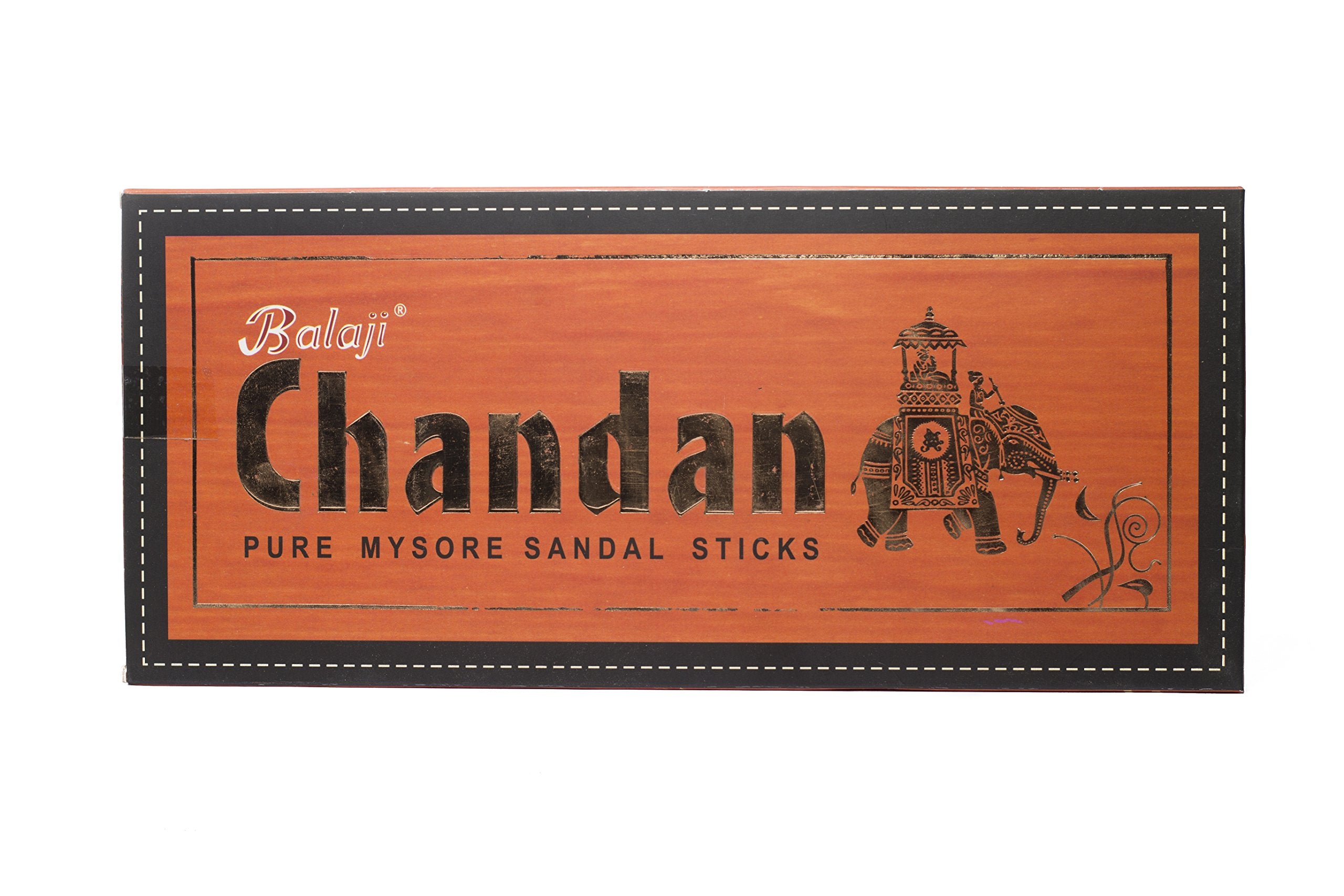 Balaji Chandan - Pure Mysore Sandal Incense Sticks - 25 Sticks