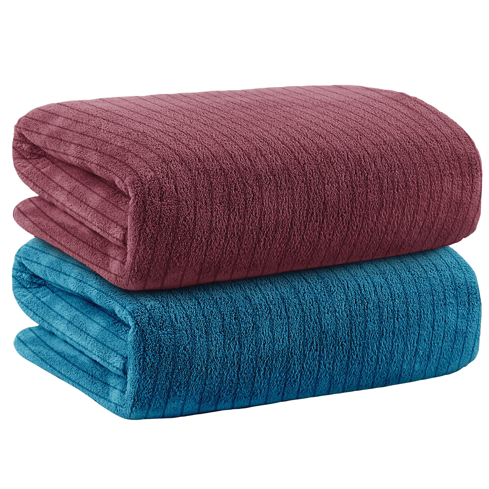 Story@Home Microfiber Towel for Bath, Beach towel, Extra Soft Plush, Quick Dry, High Absorbency, Lightweight Ultra-Absorbent, Durable- Ideal for Home and Travel Use 400 GSM- 140CM X 70CM- COMBO