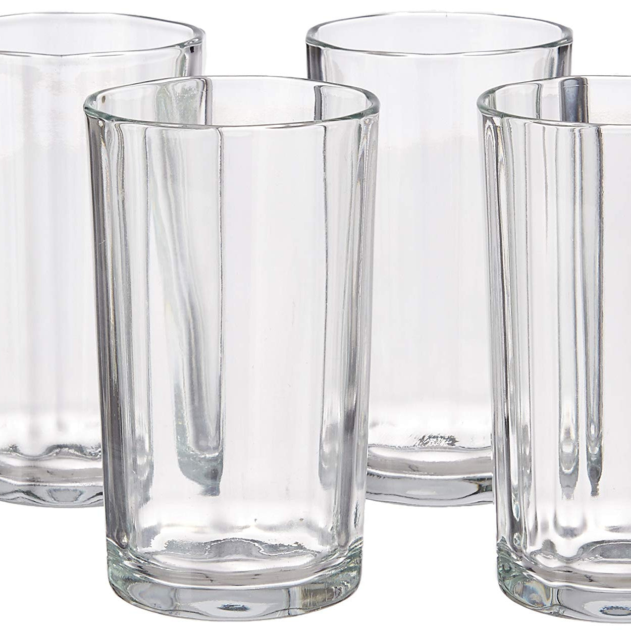 Yera Glass Tumbler(capacity-290ml Each), Set of 6, Transparent, Glasses Suitable for Drinks, Water, Juice, etc, Perfect for Home, Restaurants and Parties