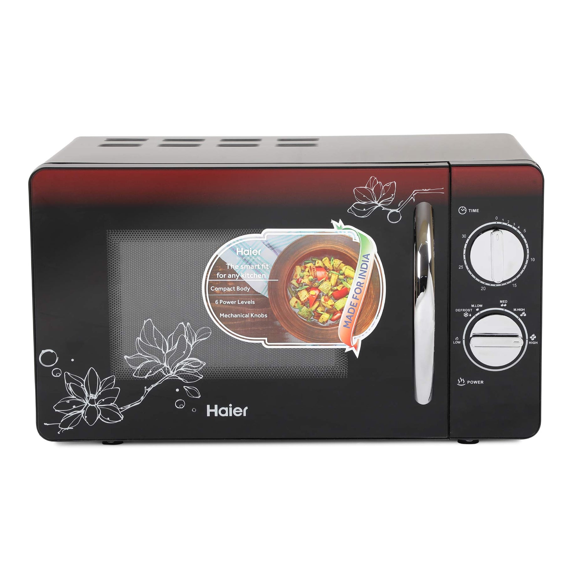 Haier 20 L Solo Microwave Oven (HIL2001MFPH, Black)