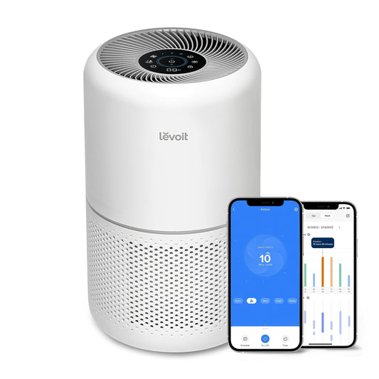 Levoit 300S Smart Air Purifier for Home, HEPA Filter traps 99.97% virus & PM 0.1 Particles, 2 Years Warranty, Real Time Air Quality Indicator, App Control, compatible with Alexa