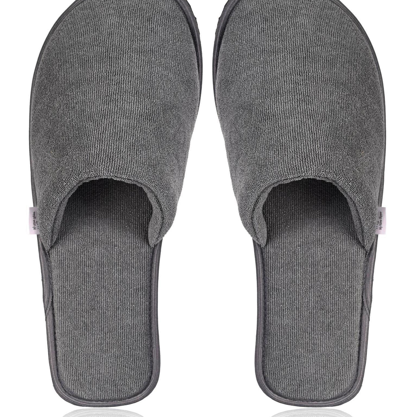 MIFUZI Home Slippers For Men Inside House Wear Indoor Bedroom Living Room Indoor Carpet Soft Fur Cozy Comfortable Cushioned Warm Cloth Woolen Winter Slippers Flip Flops Chappal Men Daily Use Grey 9