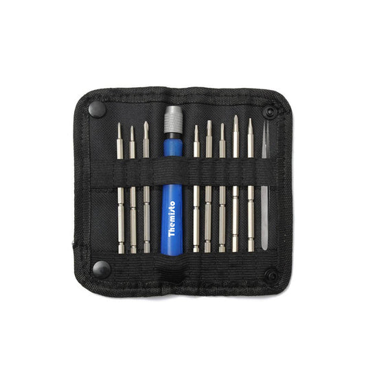 9 IN 1 Screwdriver Tool Kit for Repairing Mobiles, PDA, Laptop with Screwheads and Tweezer