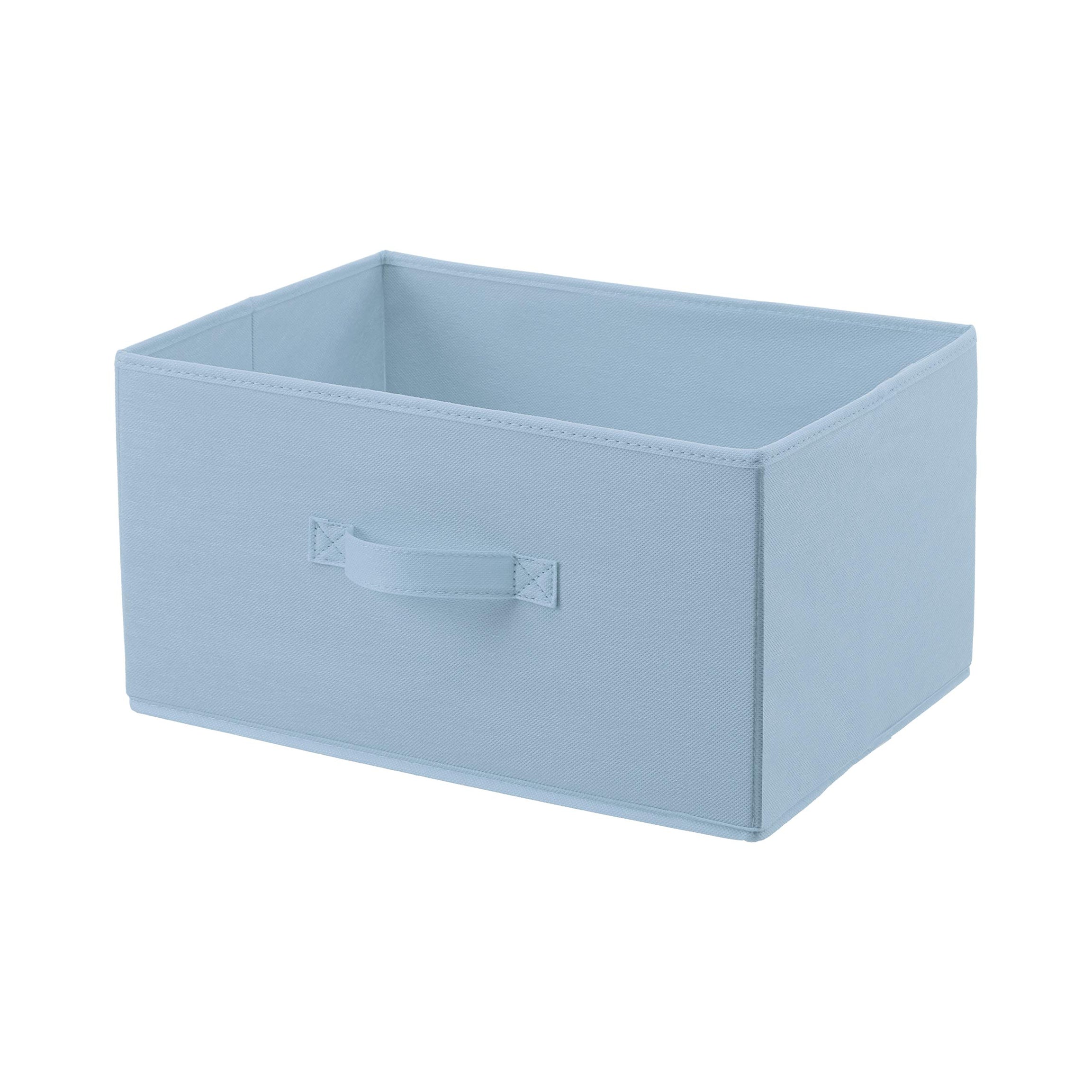 AmazonBasics Fabric 4-Drawer Storage Organizer - Replacement Drawers, Dusty Blue, Standard, 16.14 x 11.22 x 8.3 inches