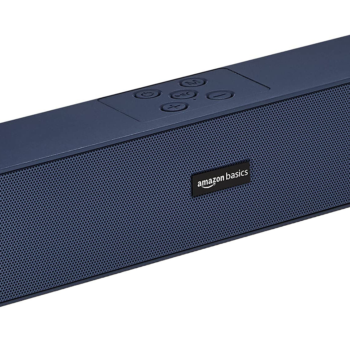 amazon basics Bluetooth Speaker 5.3 Soundbar with 16W RMS, 2000mAh Battery, Upto 19 Hrs Playtime Aux/USB Port (Blue)