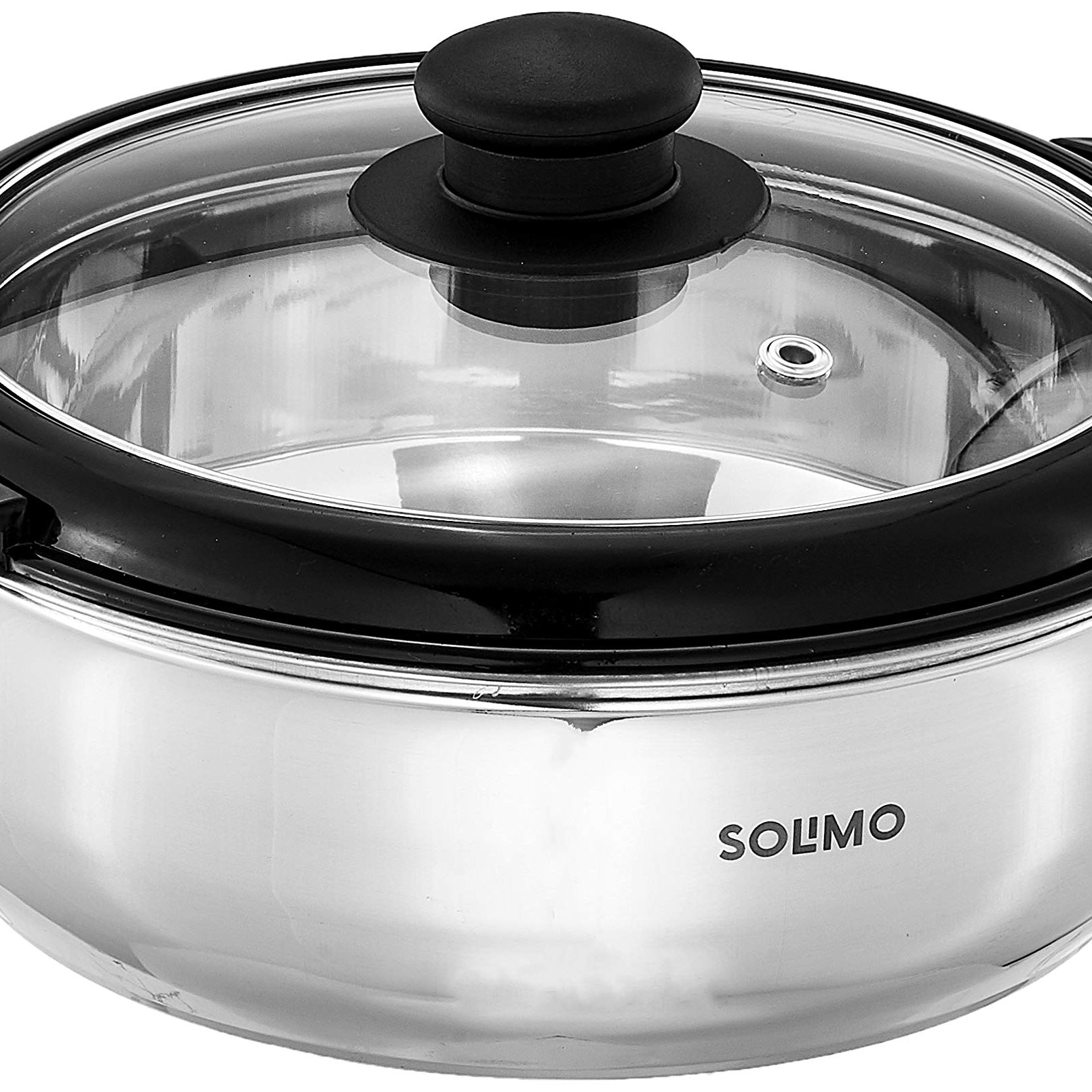 Amazon Brand - Solimo Stainless Steel Casserole ( Silver , 1500ml )