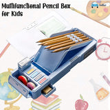 FunBlast Multifunctional Pencil Box For Kids, Space Boys, Kids Boys & Girls, Magnetic Boys, Pop Up Box, Space Theme Return Gifts Kids - Plastic, Multicolor