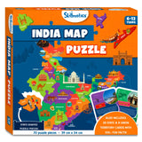 Skillmatics India Map Puzzle - 70 Pieces, Educational Toy For Learning 300+ Facts About India, Gifts For Ages 6 To 12, Kid