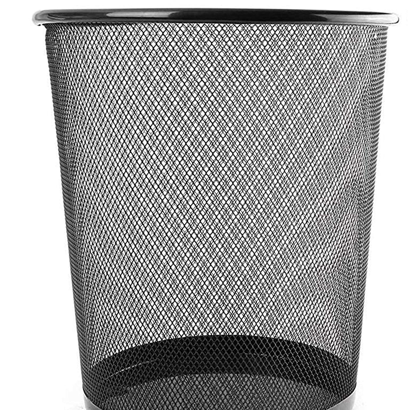 VeleSolv Metal Mesh Big Size Dustbin for Living Room Office use Room Small Rooms School Bedroom Kids (Large, Set of 1)