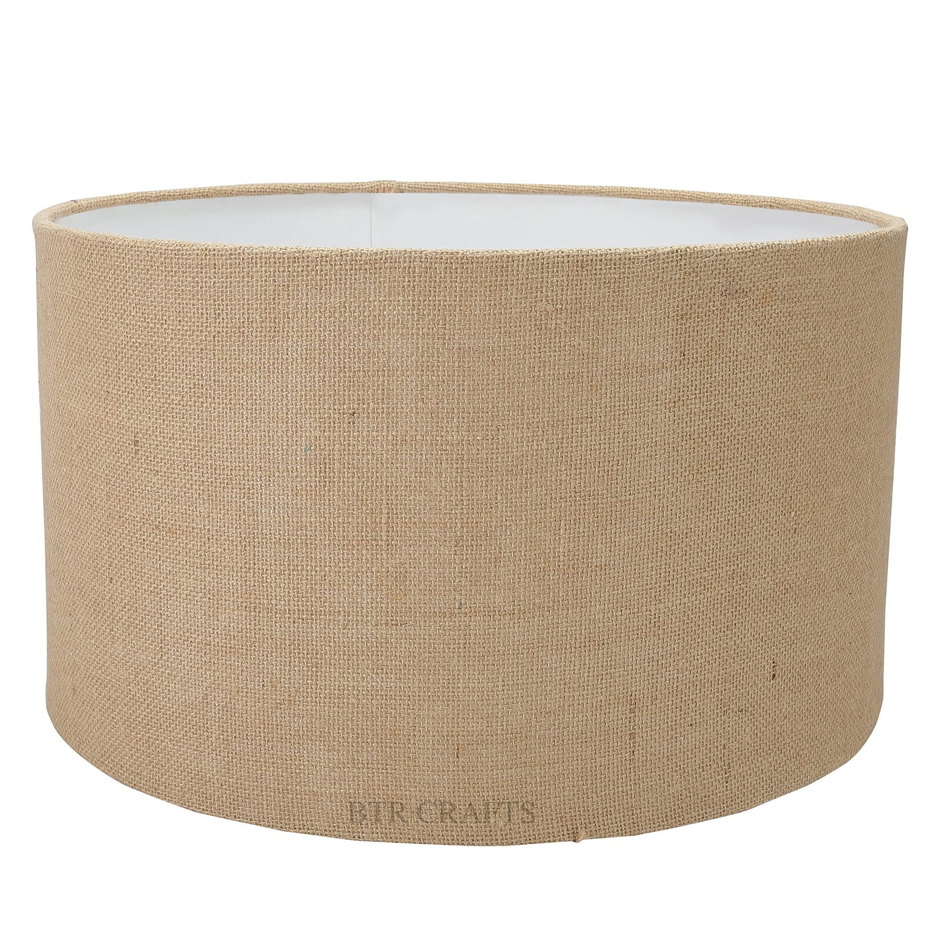 18" Inches, Big Drum Lamp Shade, For Big Floor Stands, Cotton Fabric (Jute)