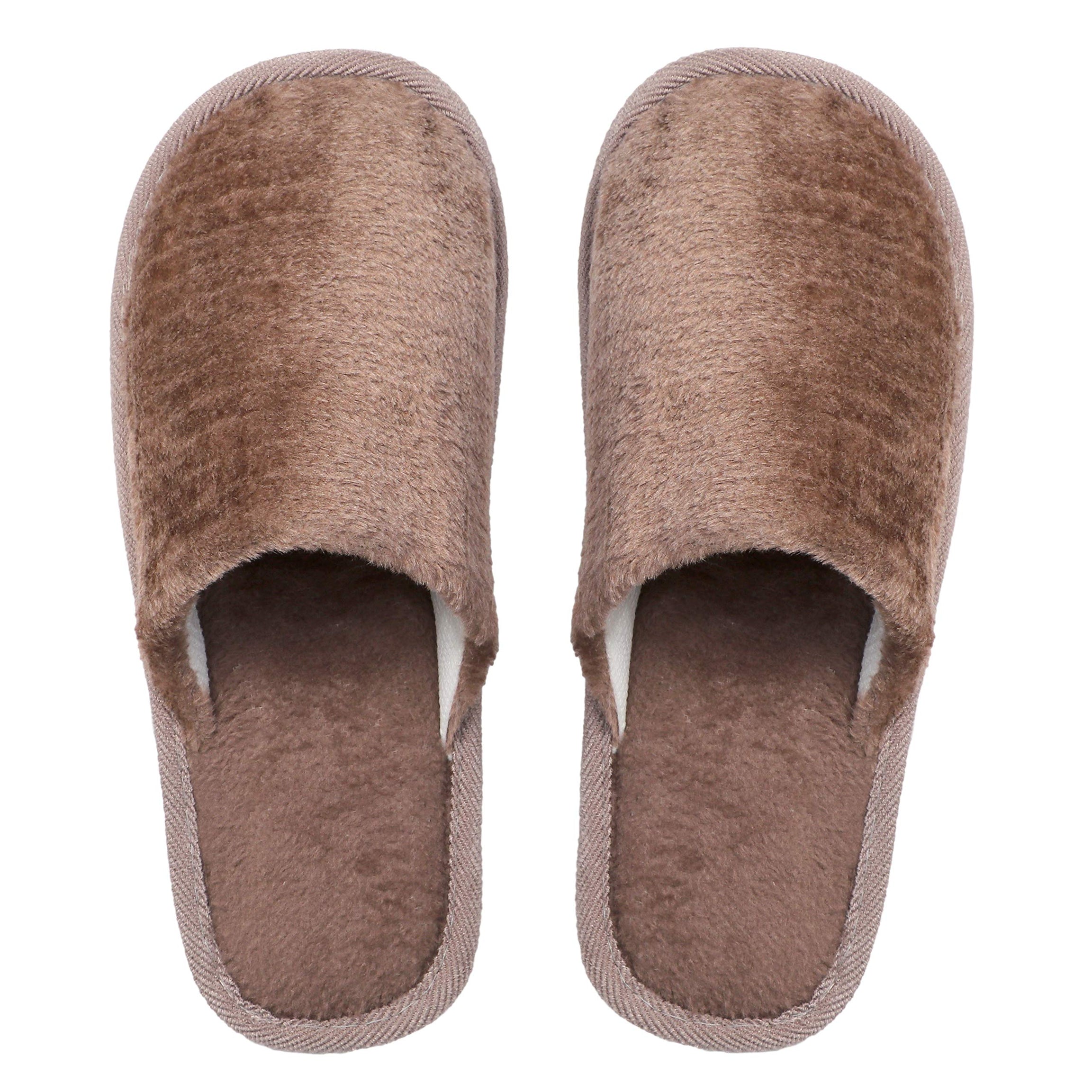 DRUNKEN Slipper For Men Flip-Flops Hotel Spa Massage Chappal Bedroom Carpet Slippers Sandal Brown, 8