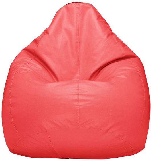 Amazon Brand - Solimo XXL Bean Bag Cover (Pink) | Faux Leather