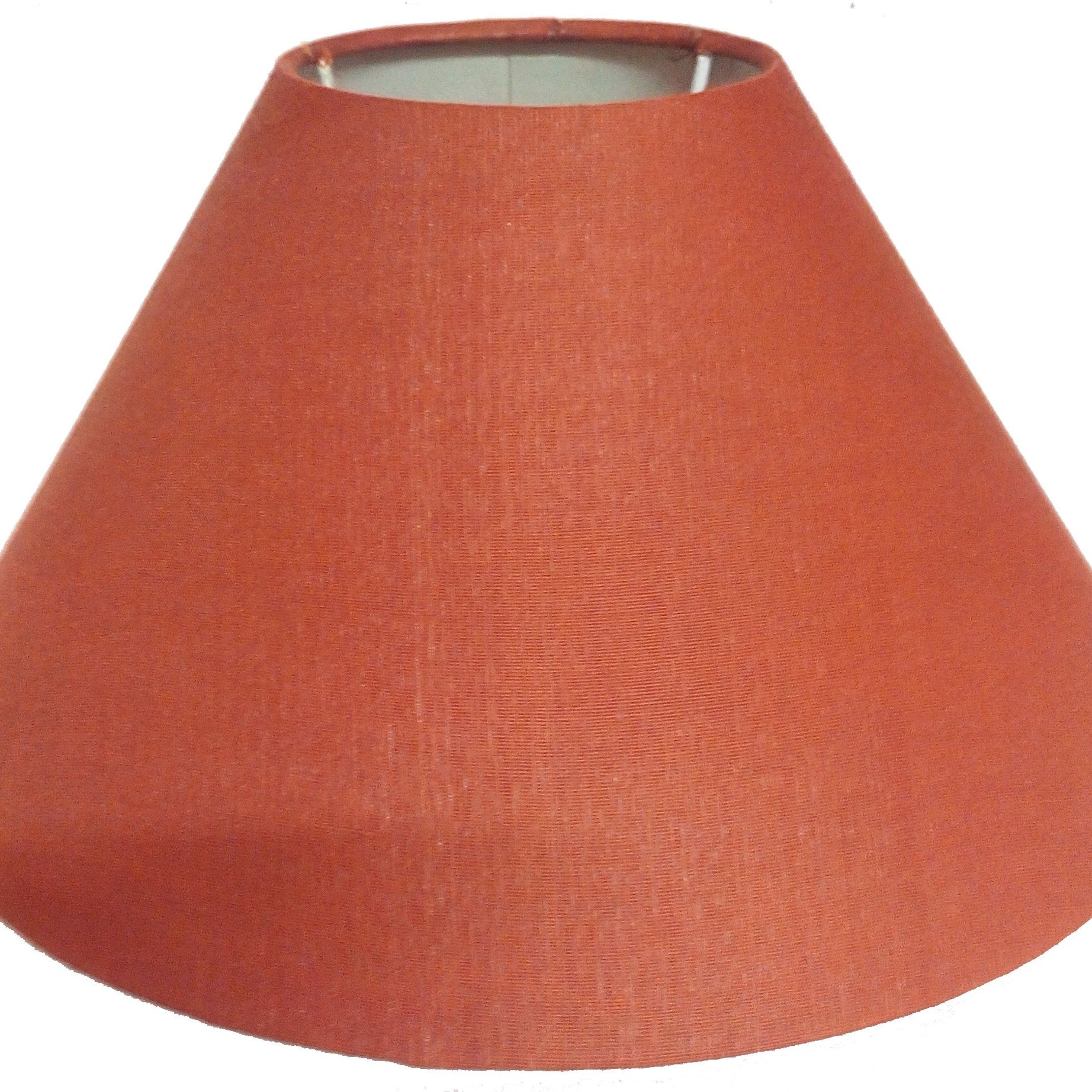 RDC Fabric Round Lamp Shade for Table (Rust)