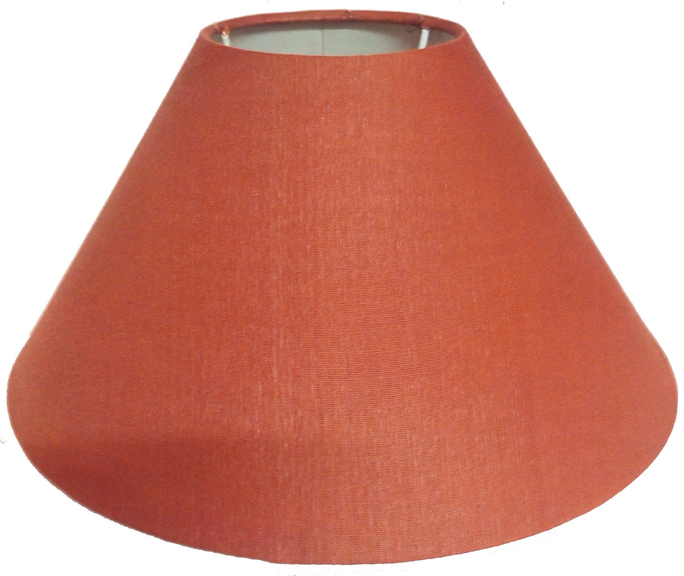 RDC Fabric Round Lamp Shade for Table (Rust)