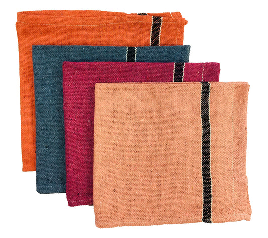 SHOP BY ROOM Extra Large Wet and Dry Floor Cleaning Cloth,Pottu, Pocha -20 inch x 22 inch - Pack of 4 (Multicolor)